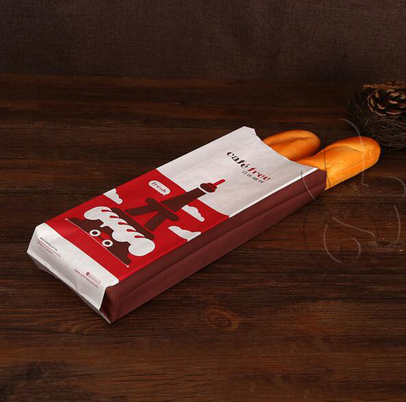 纸质食品包装袋适用于各类小吃包装，颜色尺寸款式可定制