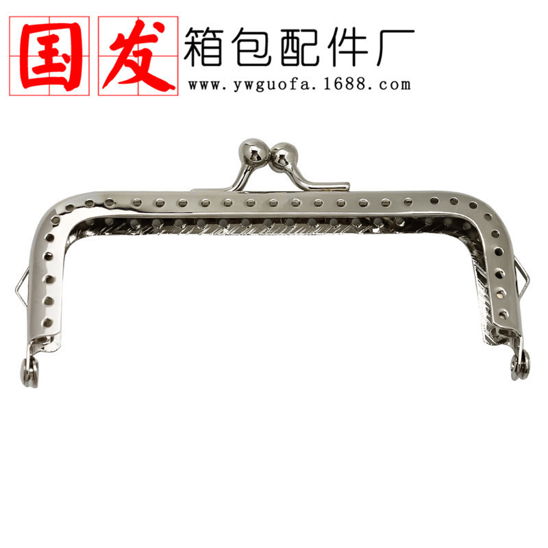 10.5cm máquina de relieve cuadrada cabeza de oro en la parte superior de las orejas accesorios de billetera de cambio [bu坑]