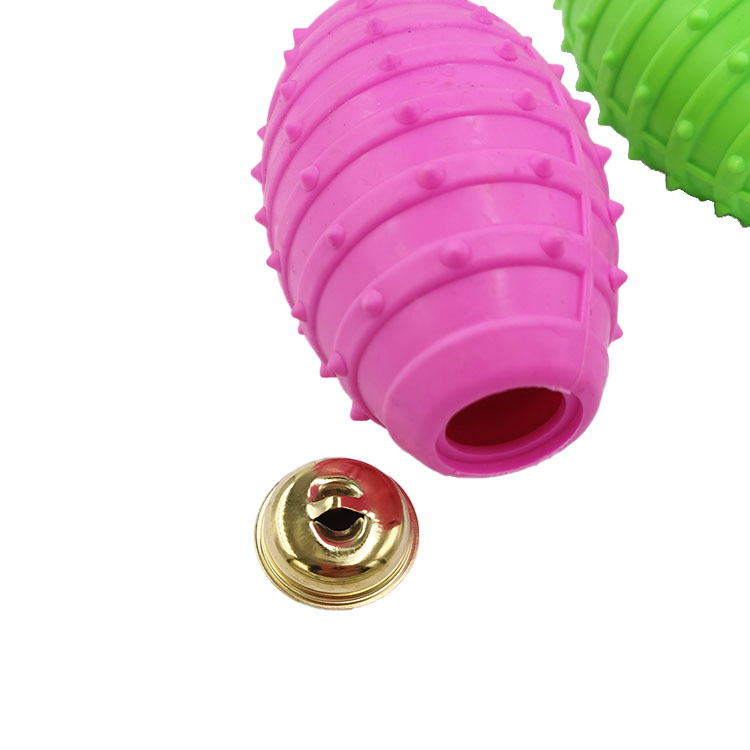 Transfronterizos TPR bola de goma juguetes para perros resistentes al mordimiento de dientes entrenamiento acústico juguetes vocales bola fábrica de juguetes para mascotas
