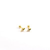 S925 sterling silver balls sleep without picking Korean mini cold wind hollow love small earrings earrings earrings