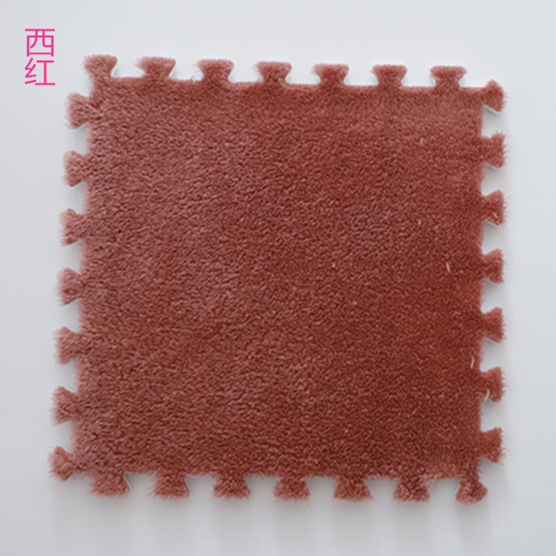 Dormitorio Full-shop hogar engrosada costura alfombra de piso de área grande máquina de corte de la alfombra de gamuza lavable fabricante