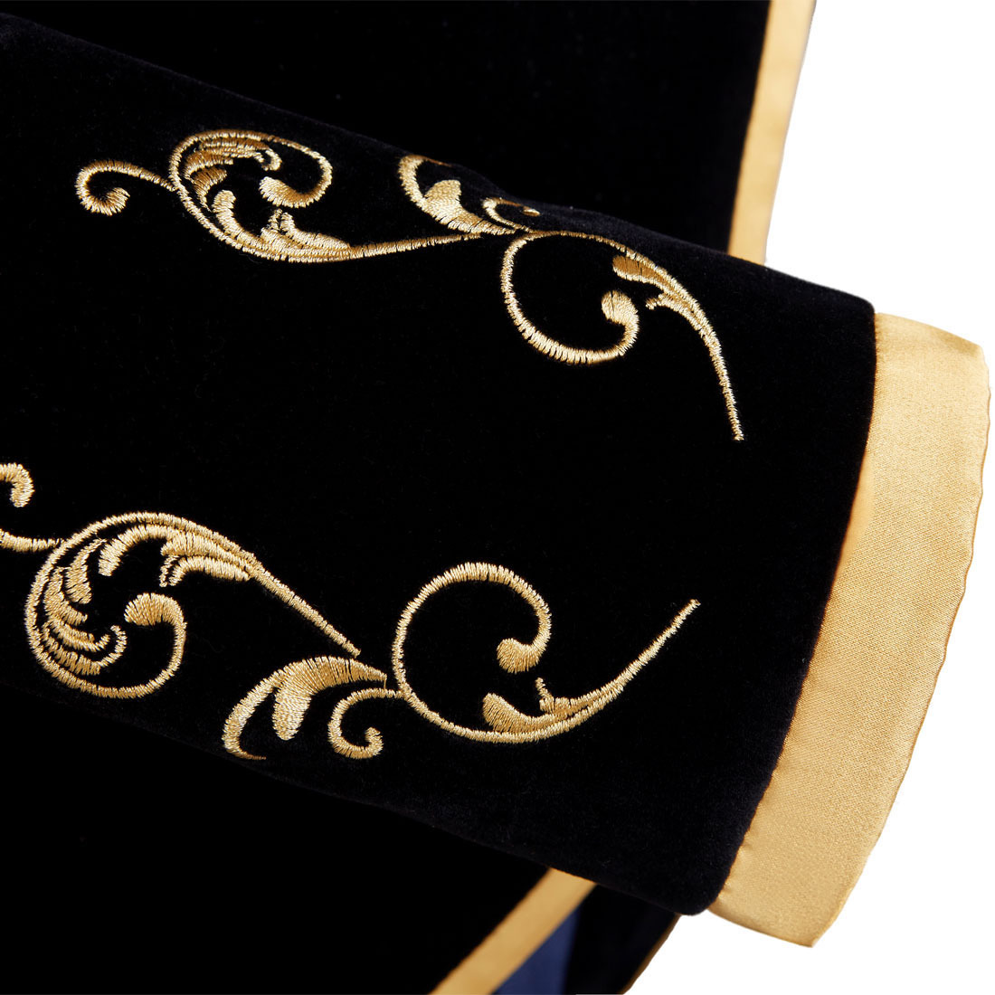 ragazzo Ragazzo Abito da uomo europeo e americano bianco da corte Principe Giacca ricamata in oro Costume da cantante transfrontaliero_voghion.com