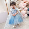 Small princess costume, children's evening dress, skirt, 2022 collection, “Frozen”