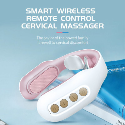 2020 new pattern Mini cervical vertebra Massager wireless remote control Cervical instrument Voice Broadcast multi-function Massage instrument