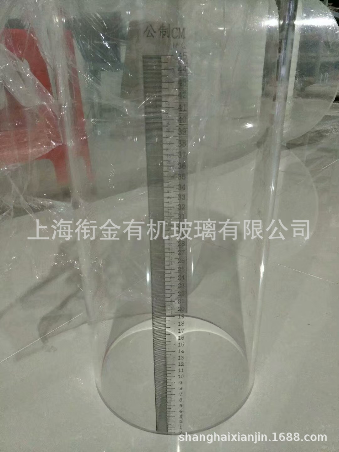 透明亚克力管激光雕刻刻度客户有机玻璃管刻度直径50mm60mm80mm