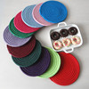 Insulation pads, cotton rope circular heat thermal insulation pad cushion coat multi -color solid color meal cushion