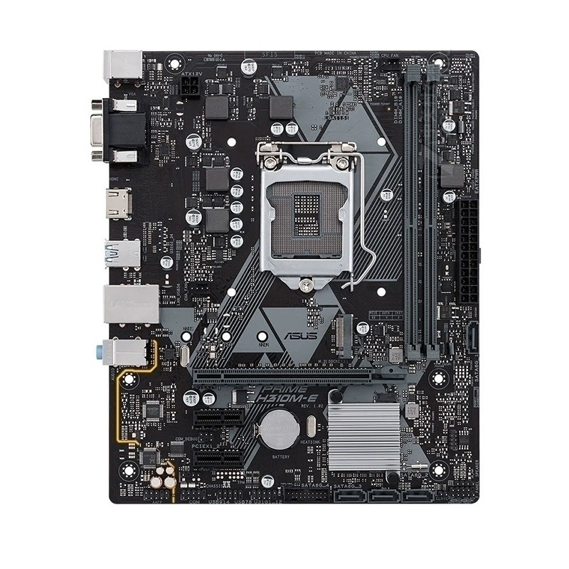 Материнская плата ASUS PRIME H310M-E серия игровая, поддержка 8-го поколения Core i7/i5/i3