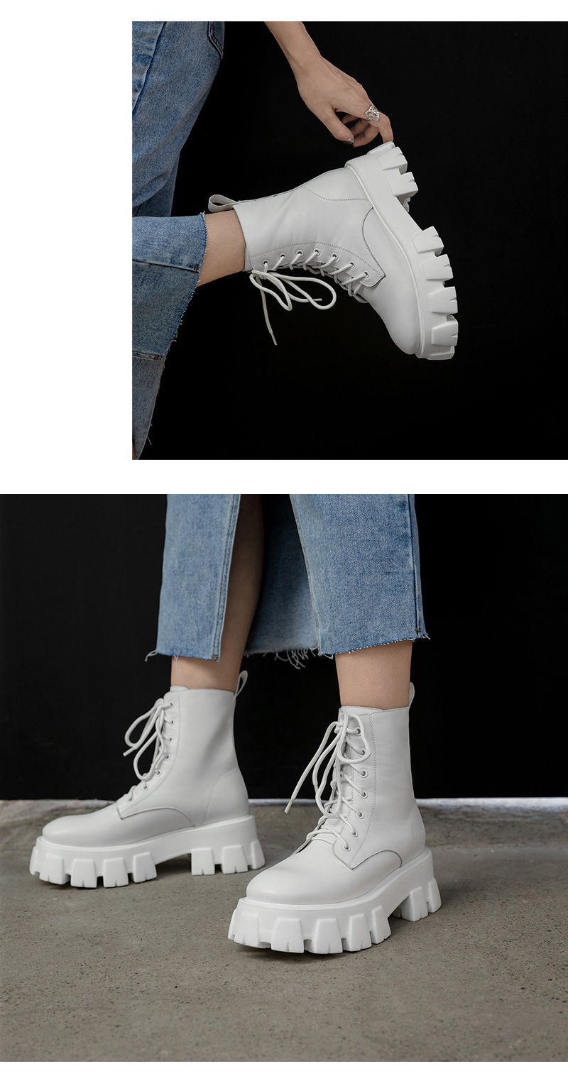 Chiko Aliya Round Toe Flatforms Boots