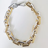 Retro fashionable accessory, metal short necklace hip-hop style, chain for key bag , European style