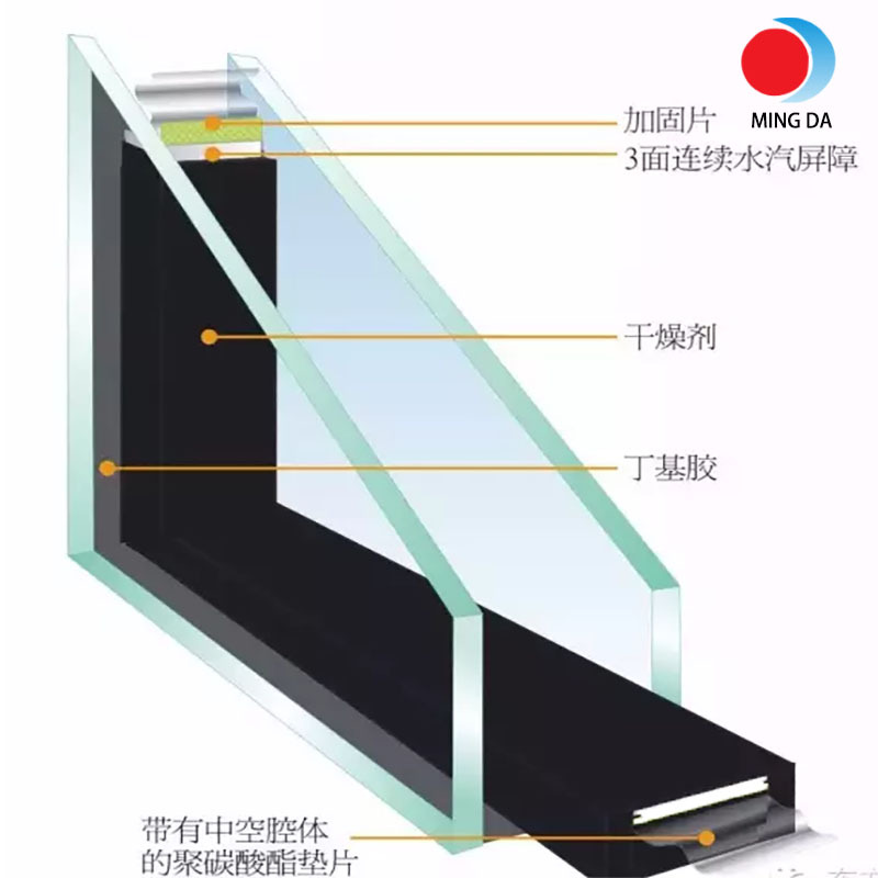 廠家加溫冷柜門low-e中空玻璃 鋼化玻璃防爆建筑隔音隔熱夾層玻璃