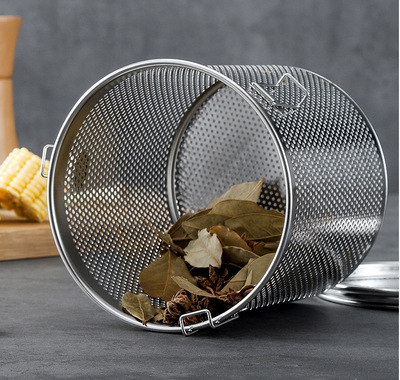 Aniseed brine Stainless steel Bittern Stew Zhurou Seasoning packet Spice Box filter Net leakage