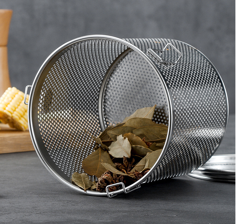 Aniseed brine Stainless steel Bittern Stew Zhurou Seasoning packet Spice Box filter Net leakage