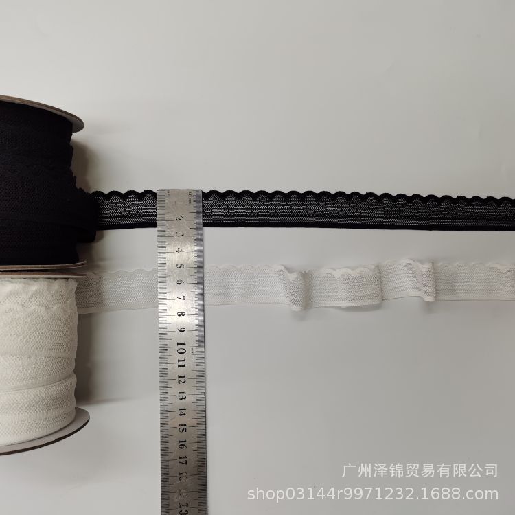 蕾丝氨纶弹力花边 高品质厂家新品 花宽2.5公分小边服装辅料批发