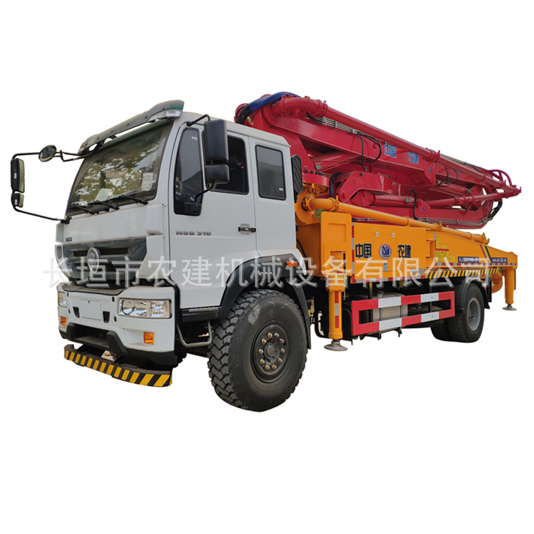 农建机械 38米混凝土臂架泵车 单桥天泵多场合物料输送