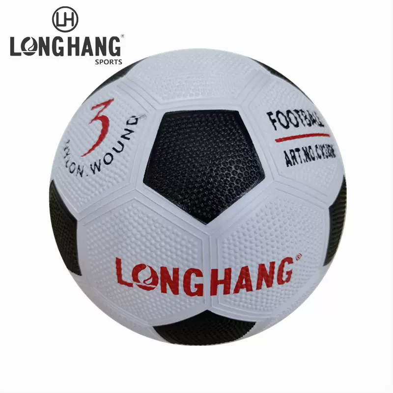 橡胶足球 3号4号5号橡胶颗粒面光面高尔夫足球 学校比赛训练足球