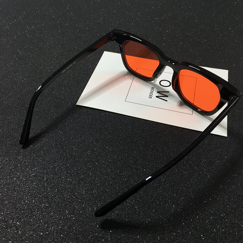 Korean trendy brand sunglasses gm sunglasses square frame Kwon Zhilong same style V colorful glasses for women trendy marine sunglasses for women