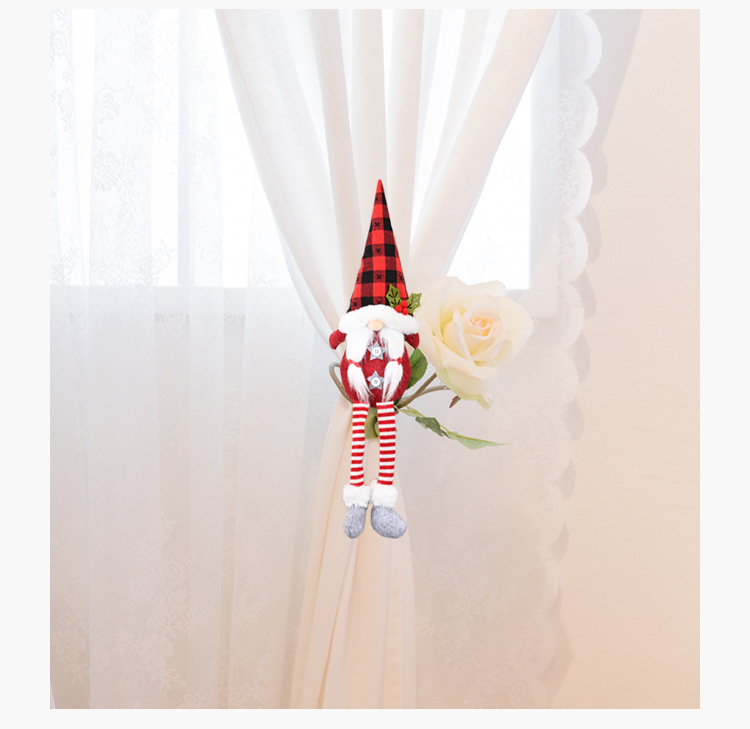 Christmas Forest Elderly Curtain Decorations display picture 1