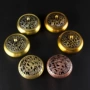 祥云仿古合金熏香盘香炉