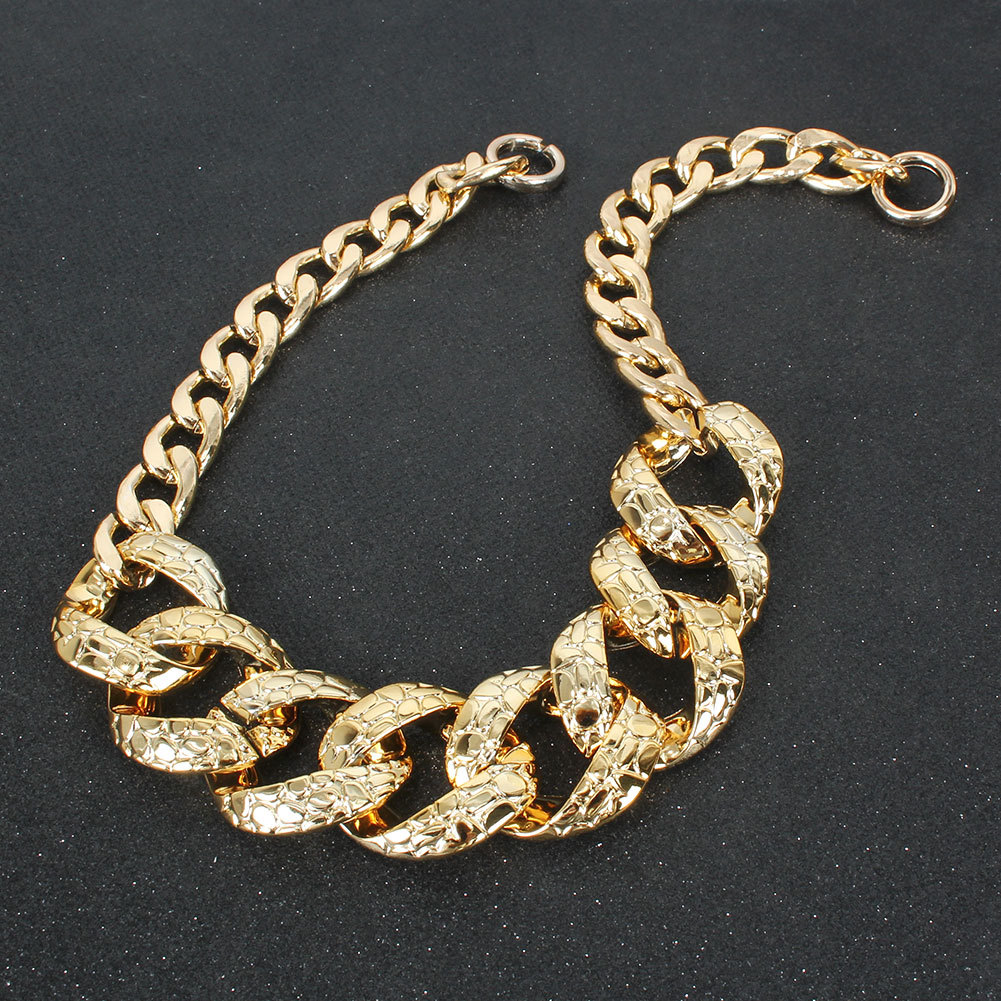 Retro Thick Chain Alloy Necklace Wholesale display picture 5