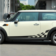 适用于宝马Mini Cooper R56 R50 R52 R53 F56 R60侧裙车贴贴纸A83