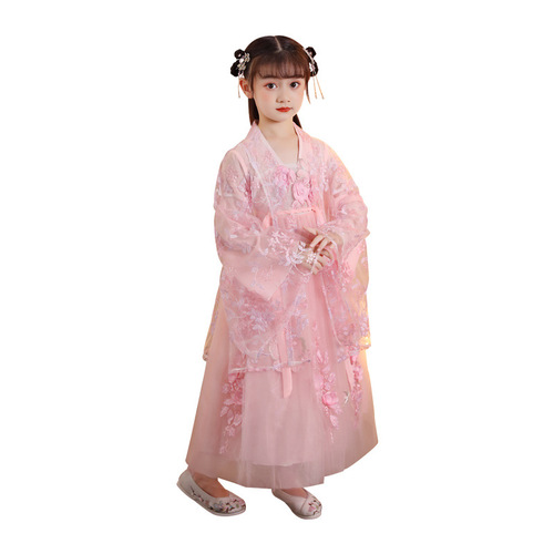 Children Chinese Hanfu fairy dress 