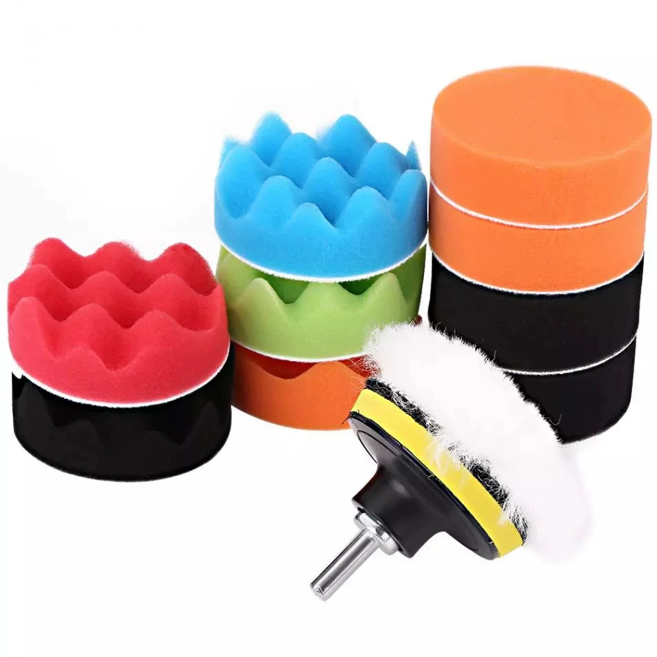 Car Wheel Sponge Polisher Disc Set for Drill Buffer Polishing Waxing Removes Scratches Buffing Cleaner 3/4inch Auto Gadget best car polish