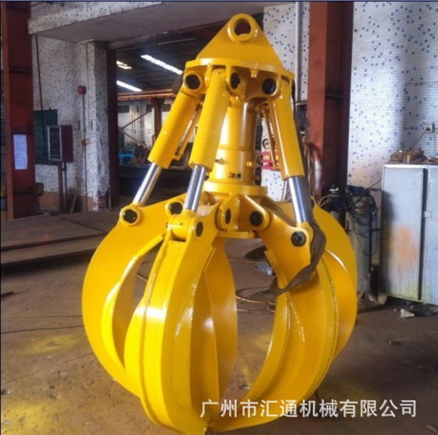 汇通-SWE230挖机前端属具抓钳器/梅花抓/莲花抓 五瓣液压旋转抓斗