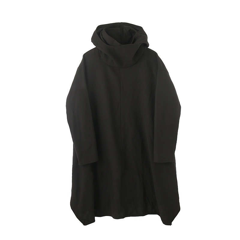 Otoño/Invierno 2020 marca de moda europea y americana cazadora con capucha capa oscura abrigo varias maneras llevar ropa los hombres sueltos image 5