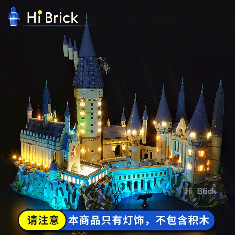 Осветительная линейка Hibrick из серии Гарри Поттера: замок Хогвартс и Ronglegao 71043LED