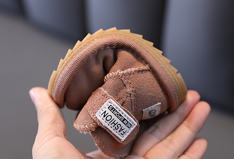 Baby vinterplysch 0-11 år gamla pojkar och flickor snö bomull promenadskor nyfödda babystövlar_voghion.com