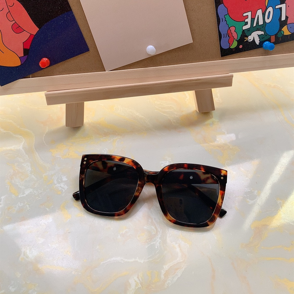 Nueva Jennie gafas de sol caja versátil retro gafas de sol para hombres y mujeres ventas directas de fábrica