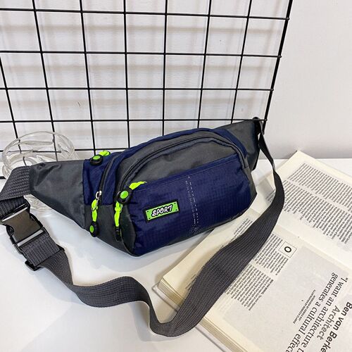 Manufacturer sports waist bag single shoulder crossbody fitness business wallet outdoor sports bag close-fitting waist bag