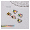 Zirconium, diamond, demi-season fashionable accessory, crystal, nail decoration, 20 years, flowered, Donald Duck