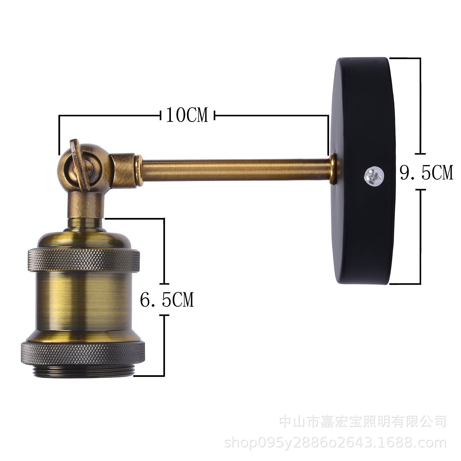 Retro estilo industrial lámpara de pared personalidad creativa americana loft hierro salón comedor estudio dormitorio lámpara de pared