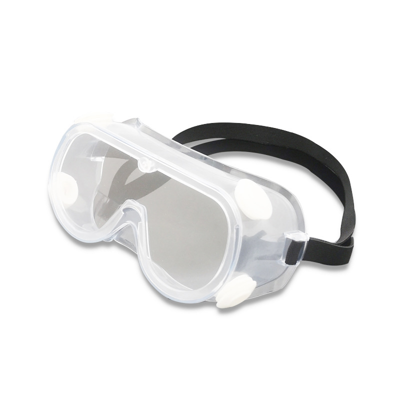 Occhiali protettivi medici traspiranti a quattro perle, occhiali di protezione dal lavoro antiappannamento e antispruzzo con montatura larga, occhiali miopi_voghion.com