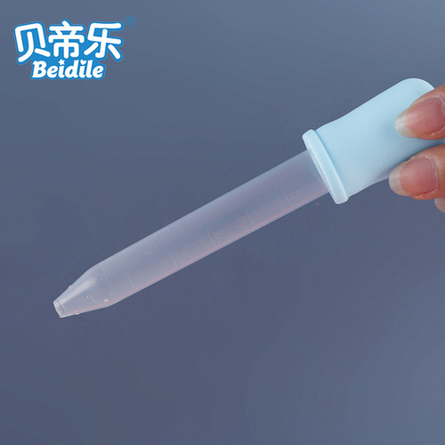 Manufacturer supplies silicone dropper medicine dispenser, baby medicine feeder with scale, dropper type medicine feeder with spoon