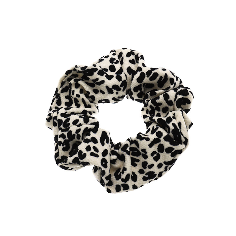 Korean Retro Simple  Leopard Print Hair Scrunchies display picture 6