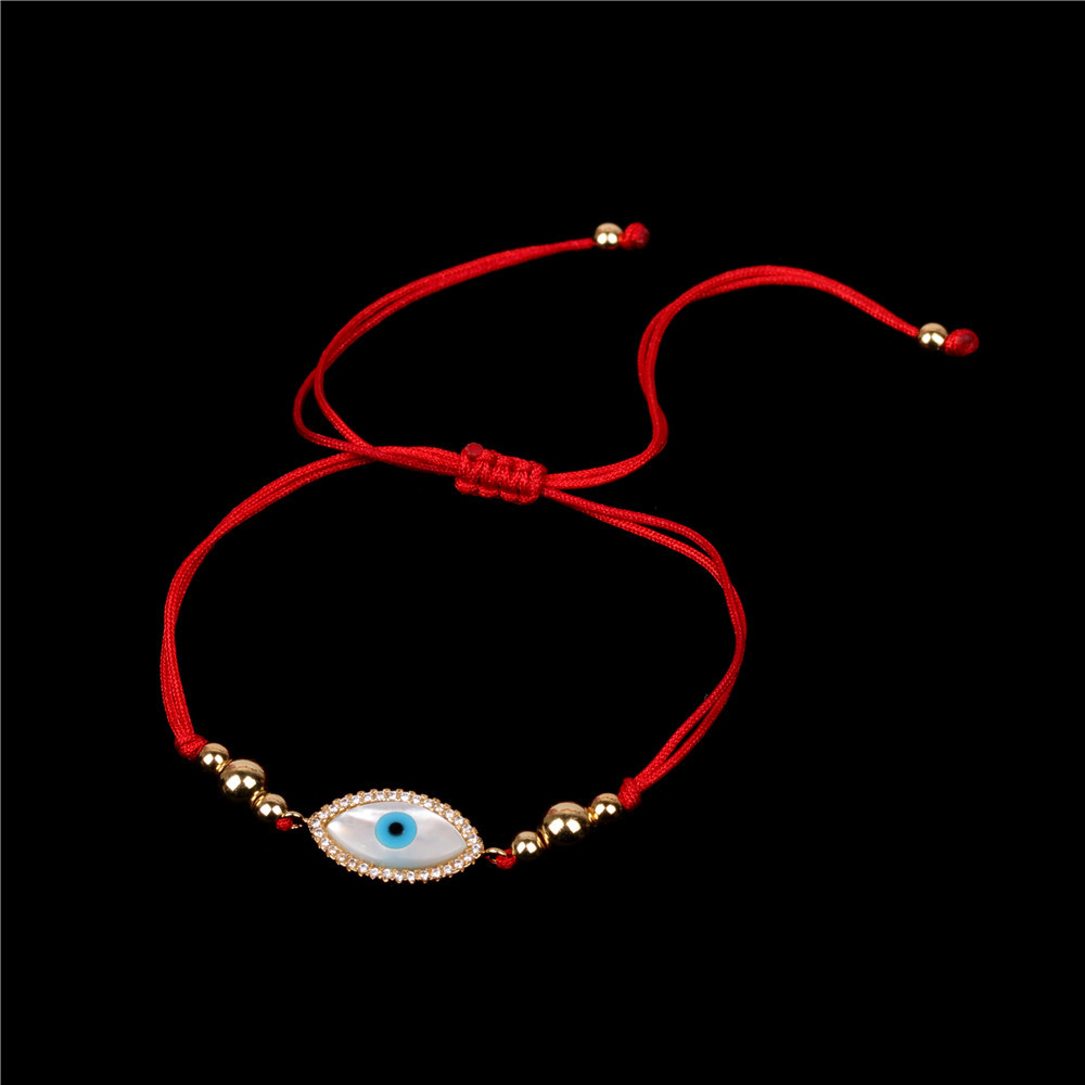 Hot Sale Red Rope Bracelet Fatima Woven Bracelet Cross Border Jewelry Devil Eye Bracelet Wholesale display picture 10