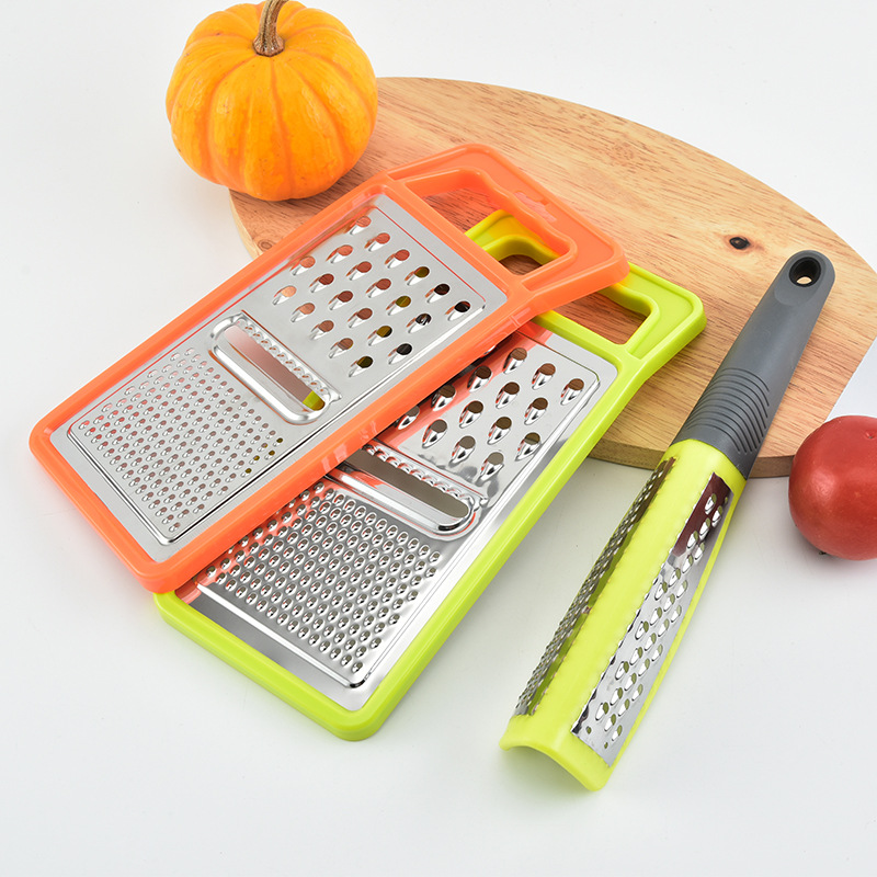 Stainless steel three-purpose plane planer grater planer set fruit…