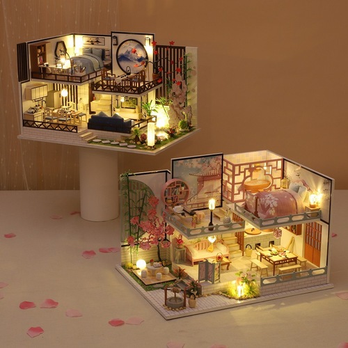 Qiaolexing Factory Wholesale M-032 Yaqin Ge Christmas Creative Gift Brain-Teasing Building Handicraft Model