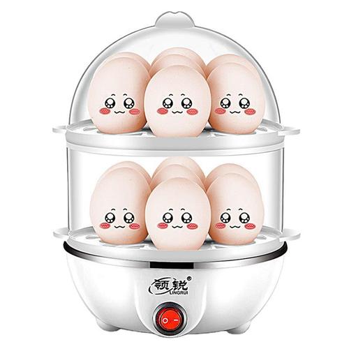 Wholesale Multilayer Electric Egg Cooker Household Automatic Power-Off Stainless Steel Steamer Breakfast Machine Gift Customization