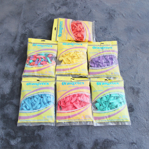 Xiaohongshu's same style 5-inch macaron latex balloon baby birthday party supplies Internet celebrity round floating balloon