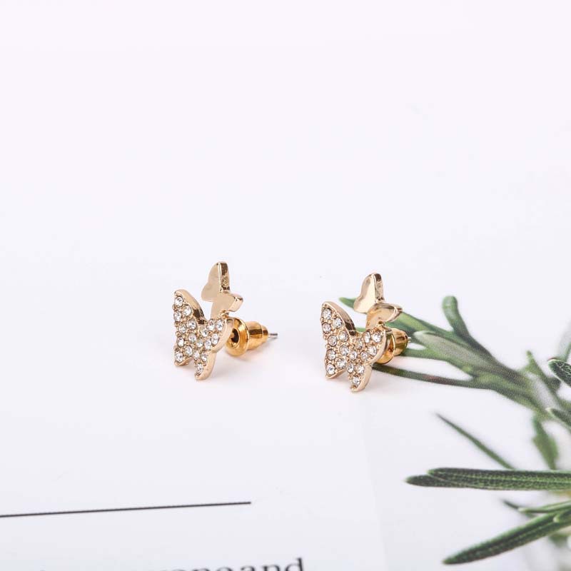 Fashion New Style Trend Butterfly Earrings  Simple S925 Silver Needle Earrings display picture 10