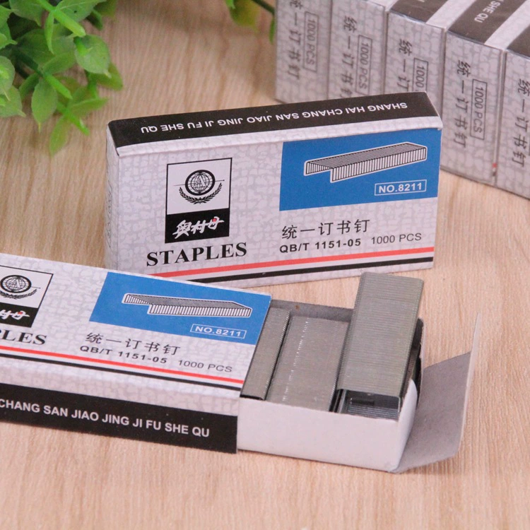 Оптовый стандарт Aolin № 12 штапель 8211 штапель Aocun Dan унифицированный гвоздь 24/6 штапель