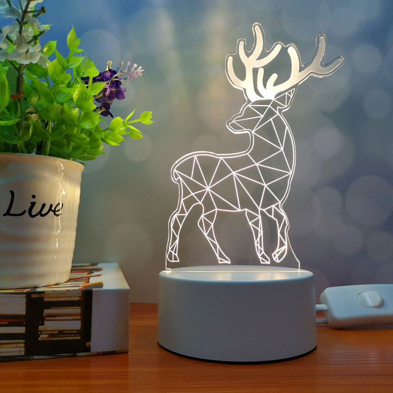 Cross-border creative gift 3d night light birthday gift gift small table lamp factory DIY creative led night light Cross-border creative gift 3d night light birthday gift gift small table lamp factory DIY creative led night light