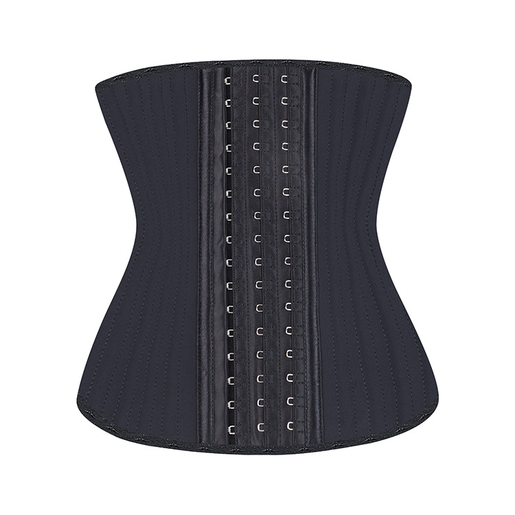 跨境貨源6603# 29根鋼骨橡膠塑身衣 三層加厚女士乳膠收腹帶