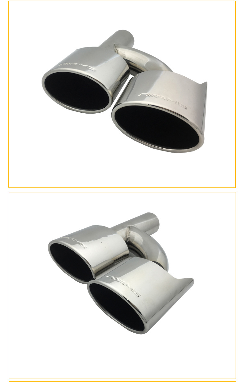 Factory Direct sales C- level tail throat 08-14 W204 four-out AMG tail tube tail nozzle exhaust pipe old C- level tail throat