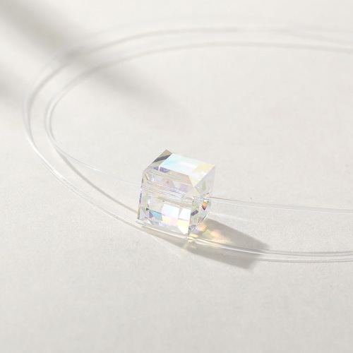 Yun Xiaoshu S925 sterling silver necklace transparent fishing line shell beads zircon pendant female small fresh clavicle chain manufacturer wholesale