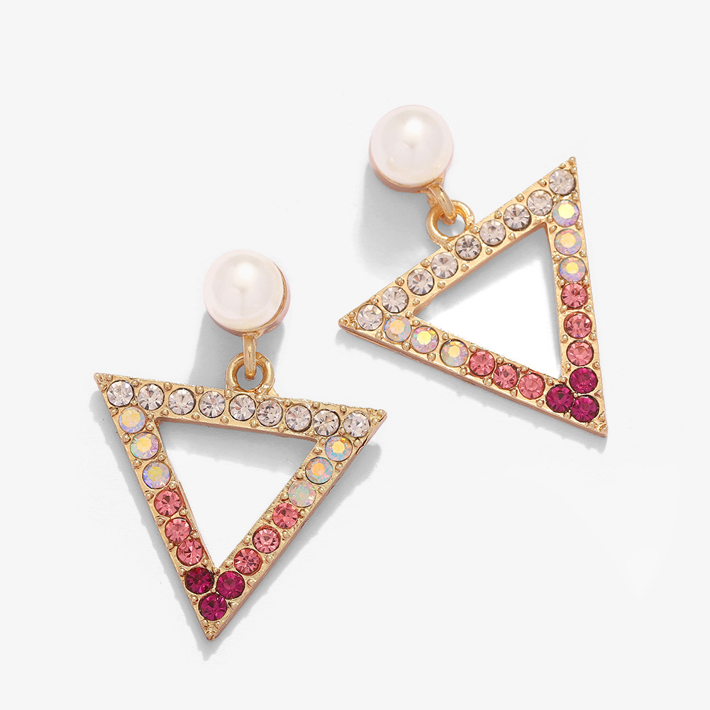 Korean Simple Long Hollow Alloy Earrings display picture 7