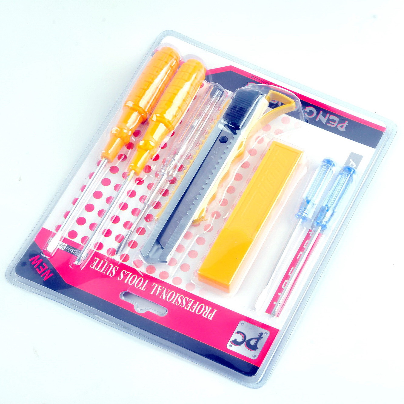 加工定制 五金工具组合 六角电笔螺丝刀钳子组合工具套装厂家直销